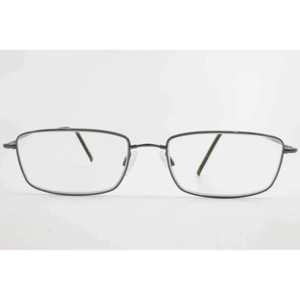 Specsavers RMF2023U Eyeglasses Gunmetal Rectangular Metal Frame 58-18-150 1635